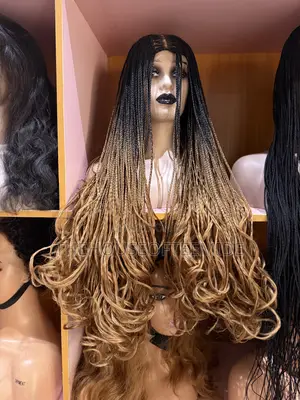 2 in 1 Braided Full Very Full Wig With French Curls