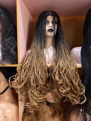 2 in 1 Braided Full Very Full Wig With French Curls