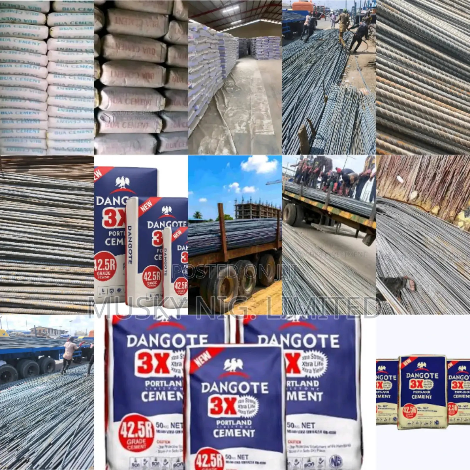 600bags of Dangote Cement