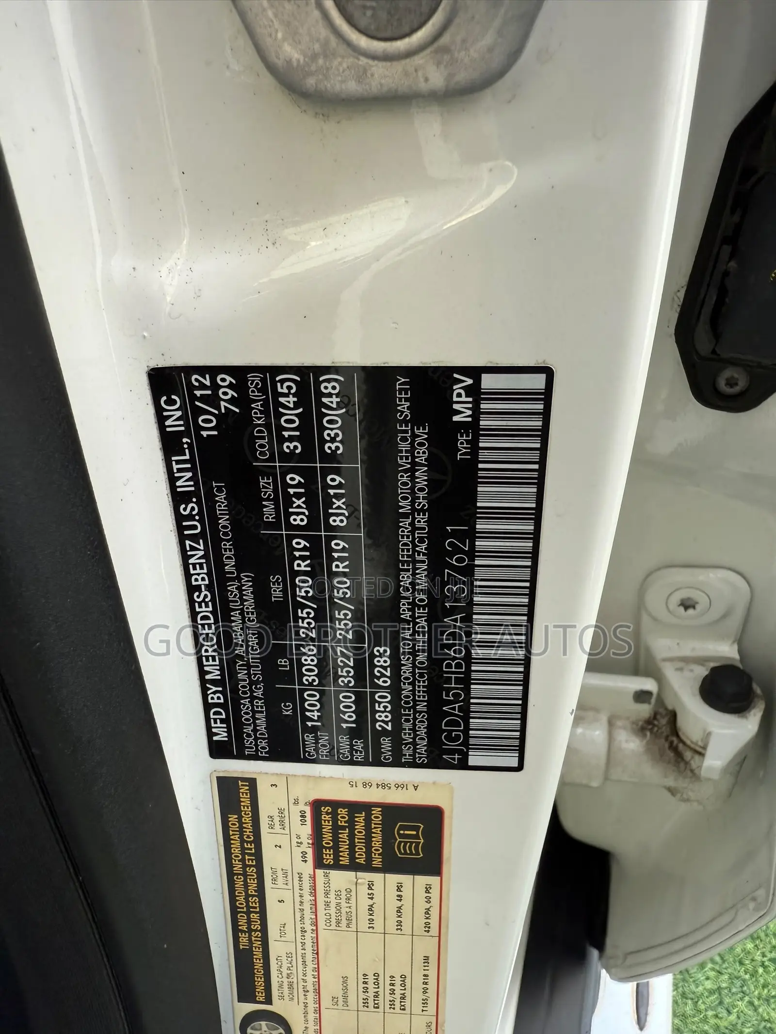Mercedes-Benz M Class ML 350 4Matic 2013 White