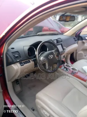 Toyota Highlander Limited 2008 Red