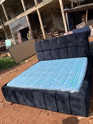 6 by 6 Bedframe and Strong Mouka Foam Mattress