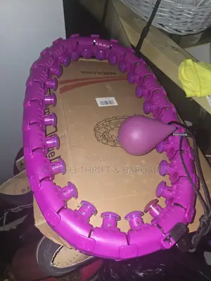 Pink Adjustable Hula Hoop Exercise Hoop – Fitness & Weight Loss