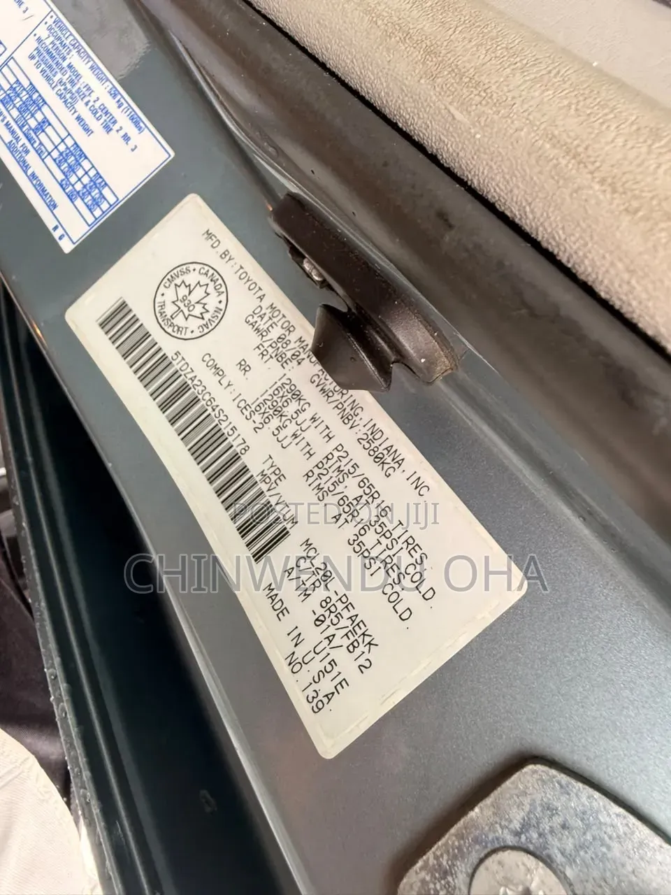 Toyota Sienna 2005 Green