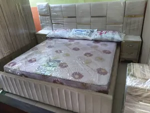 6 by 6 Bedroom Set With Bedside Drawers and Dressing Mirror