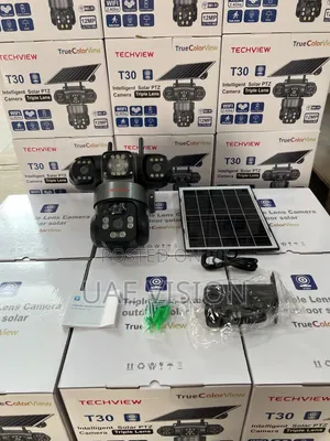 3 Lens Solar Camera Wi-Fi V380 High Quality