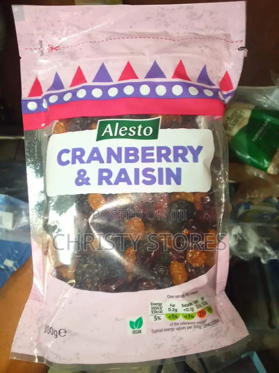 Cranberry and Raisins