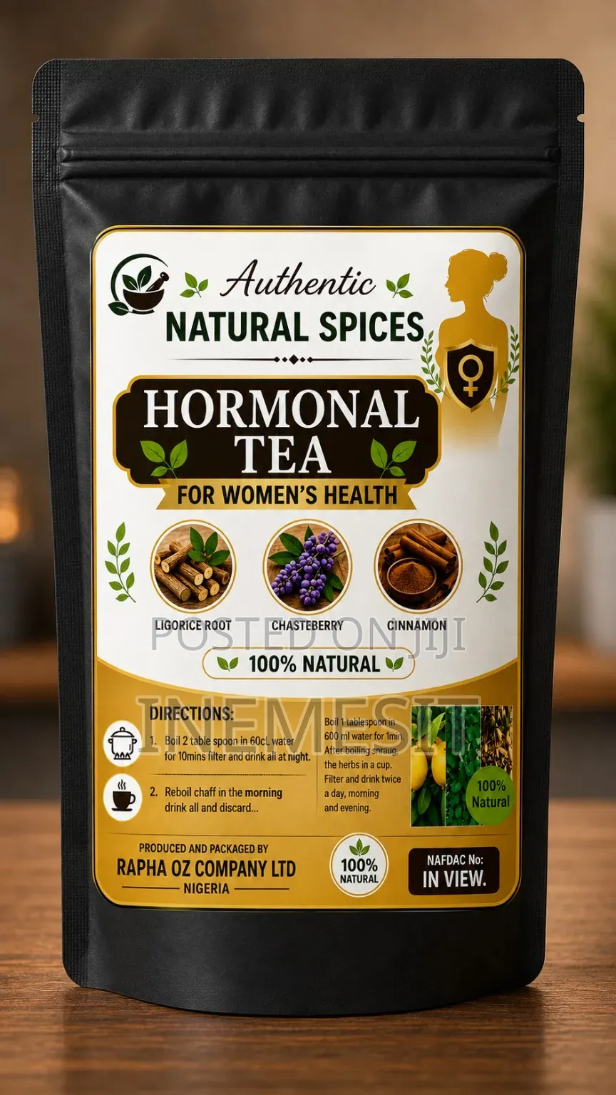 Authentic Natural Spices Hormonal Tea for Women