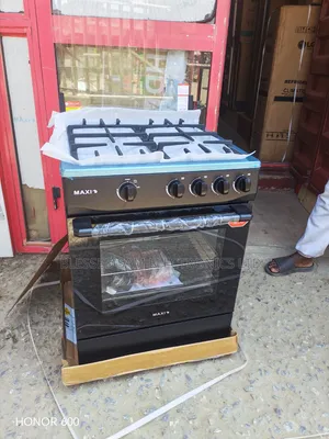 Maxi Gas Standing Cooker 60x60 CM( 4 Burners )With Oven ( Manuel )