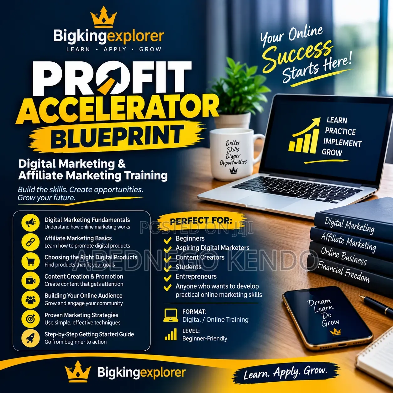 Beginner Digital Marketing & Affiliate Marketing Course