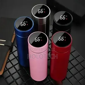 Stainless Steel Smart LED Thermos Bottle.