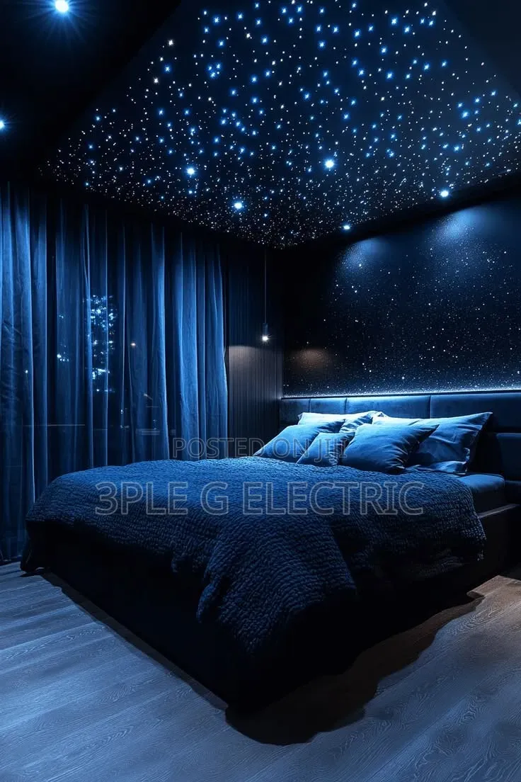 Optic Fibre LED Star Ceiling – Modern & Attractive Lighting