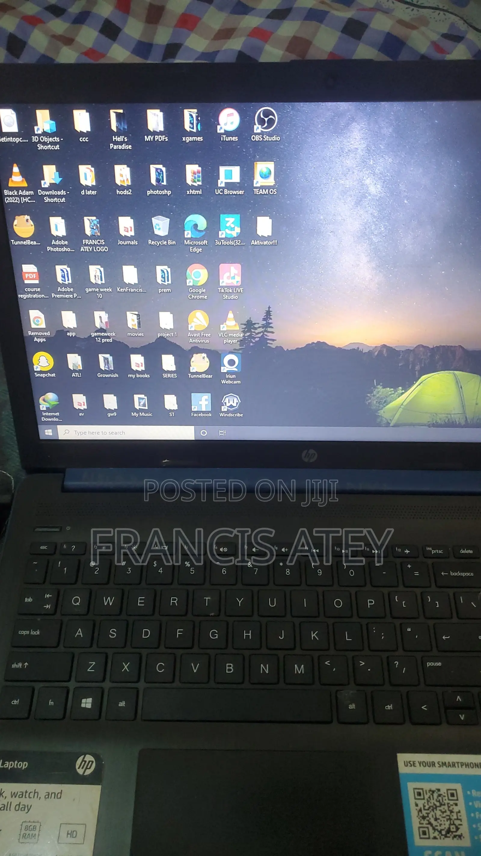 Laptop HP 8GB Intel Core i5 SSD 1T
