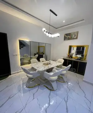 6 Seaters Marble Dinning Set