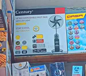 Century 18" Rechargeable Mist Fan