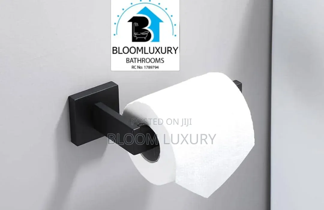 Matte Black Tissue Holder