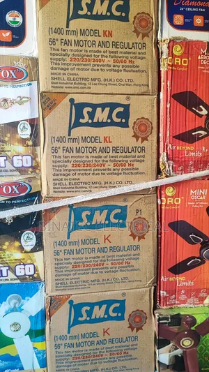 SMC 56′′ Ceiling Fan – Powerful Airflow & Durable Design