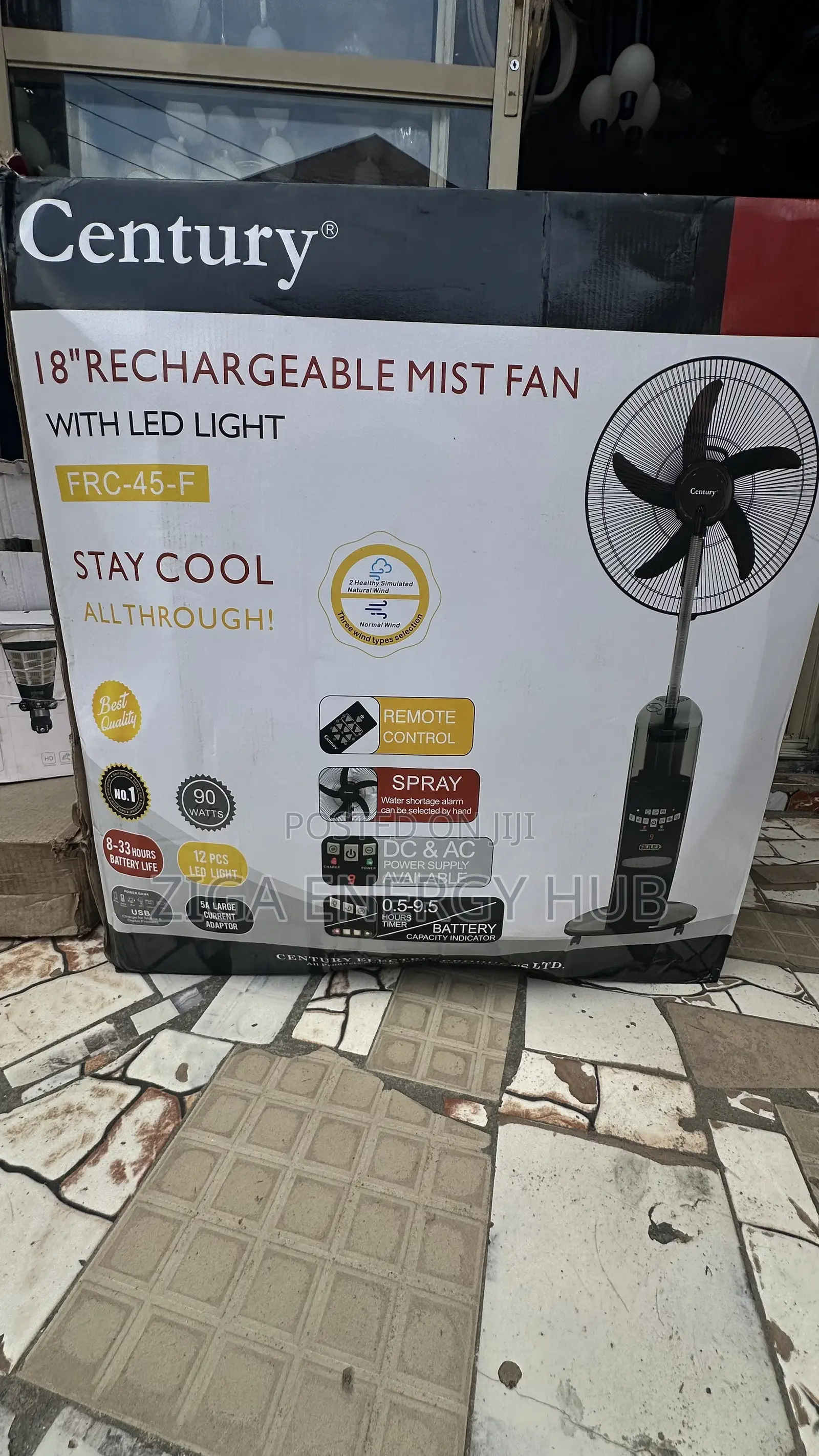 Century Rechargeable Fan