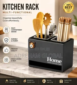 Metallic Multifunctional Kitchen Rack