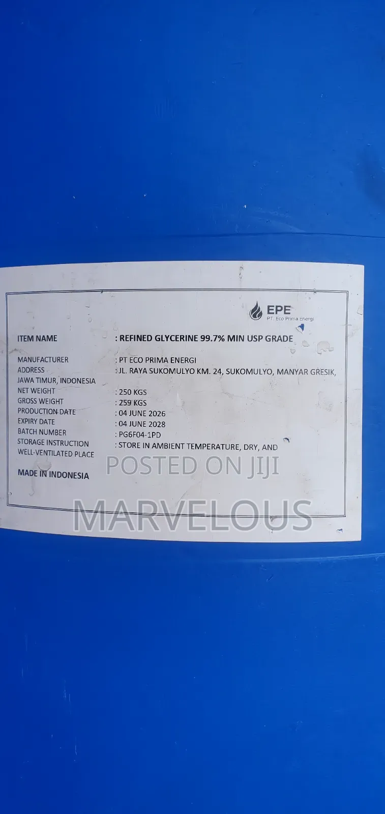 Refined Glycerine