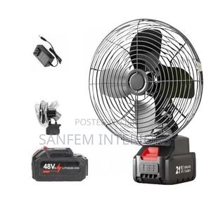 Rotating Rechargeable Fan Lithium Battery.
