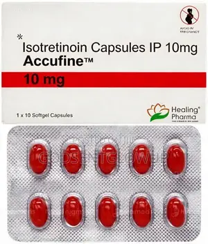 Isotretinoin IP 10mg Softgels (Accufine) 1x10