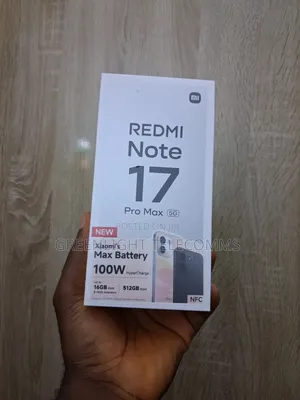 New Xiaomi Redmi Note 17 Pro Max 512 GB Black