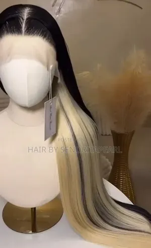 Full Frontal High Quality Human Hair Blend