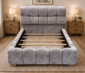 Modern Luxury Upholstered Bed Frame