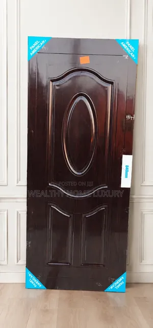 Brown American Panel Steel Room Door (840mm)