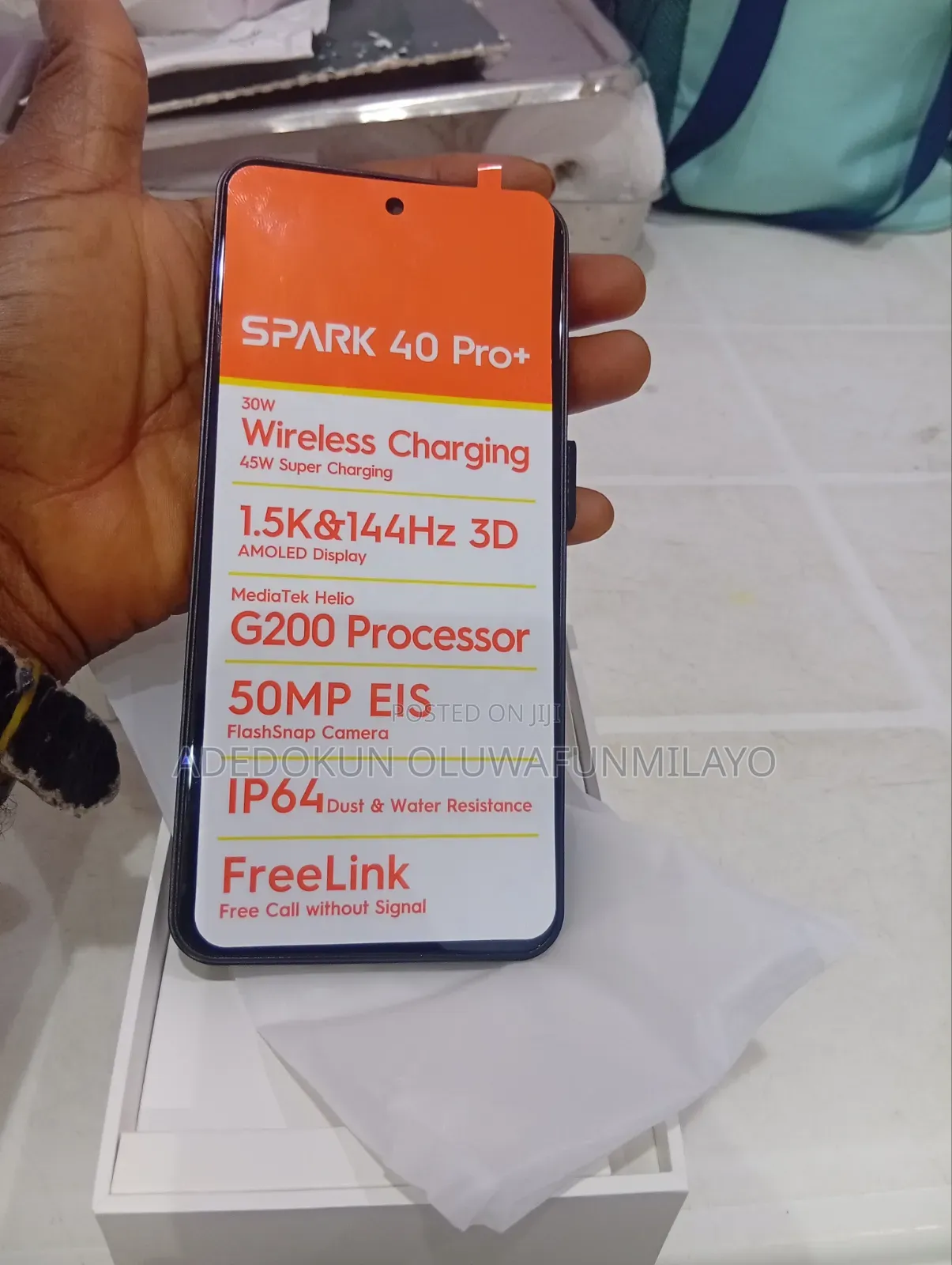 Tecno Spark 40 256 GB Black
