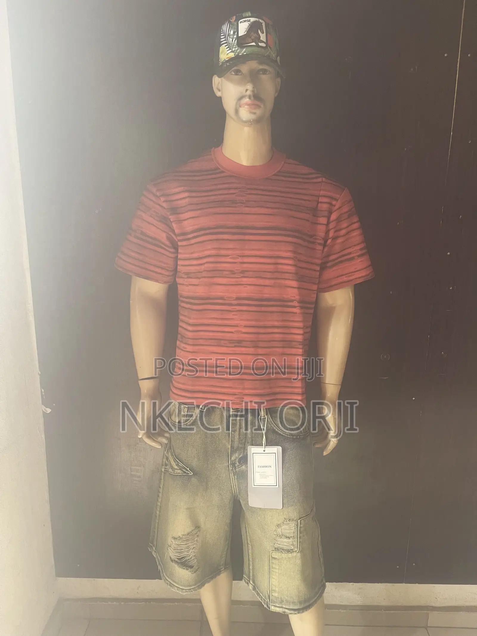 T Shirts, Face Cap and Short Jeans