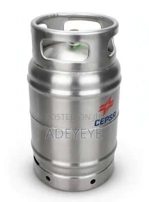 Brand New 12.5kg CEPSA Stainless Gas Cylinder - No Rust