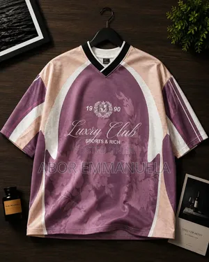 100% Cotton Vneck and Round Neck Jersey