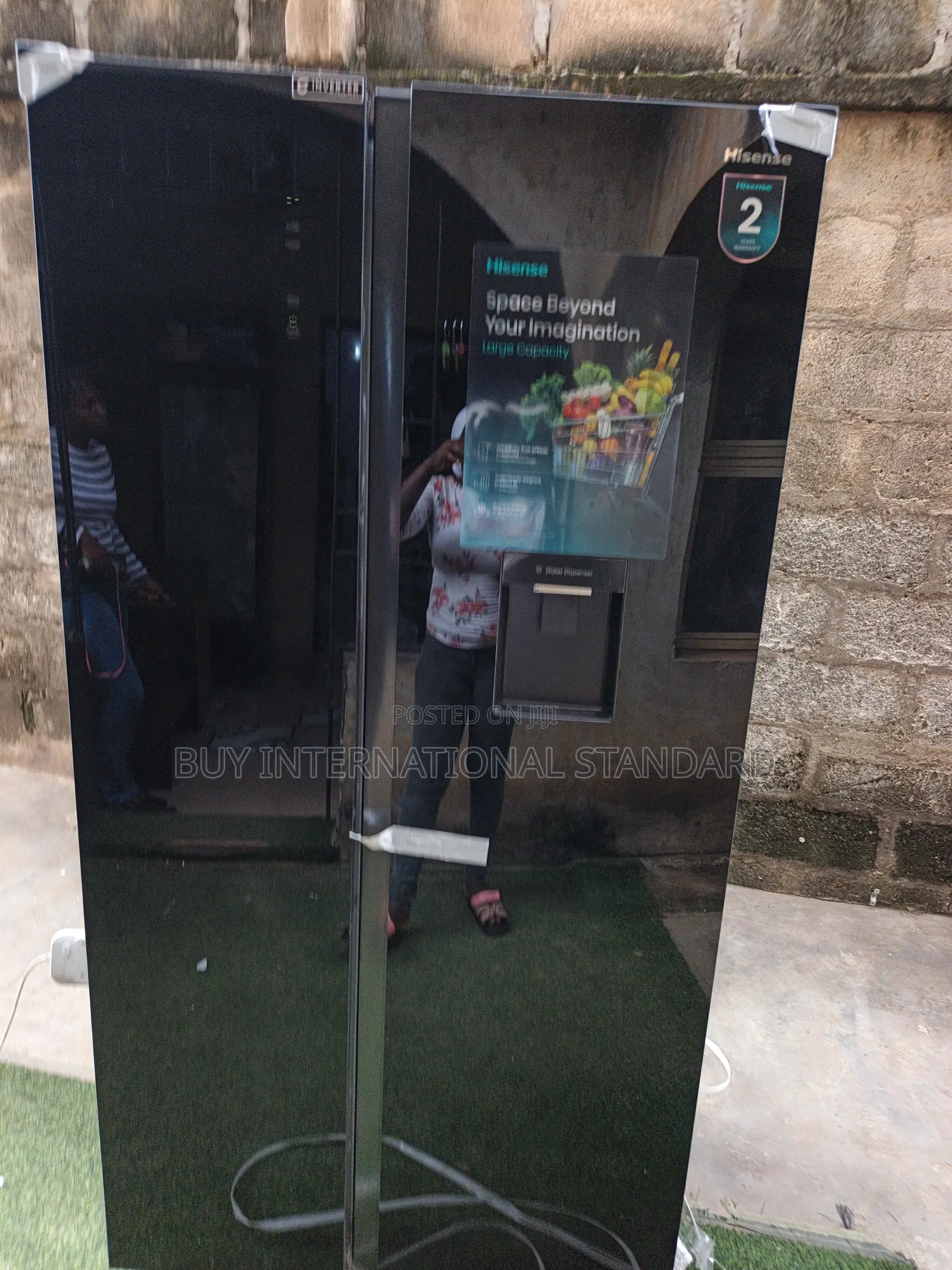 Hisense REF-71BGL-RC 529L Side by Side Kitchen Fridge