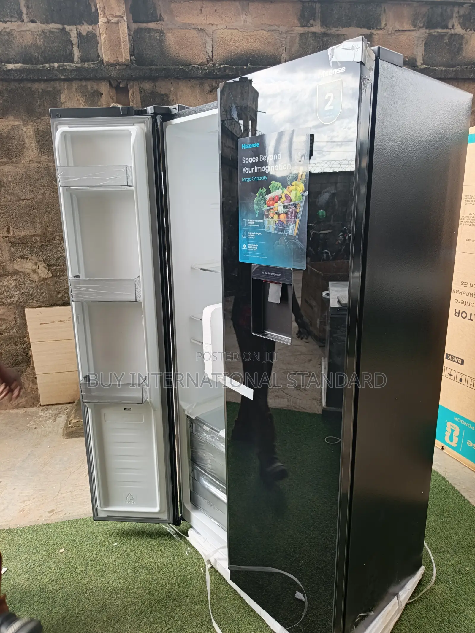 Hisense REF-71BGL-RC 529L Side by Side Domestic Fridge