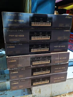 Yamaha PSR-E483 61-Key Portable Touch-Sensitive Digital Keyboard
