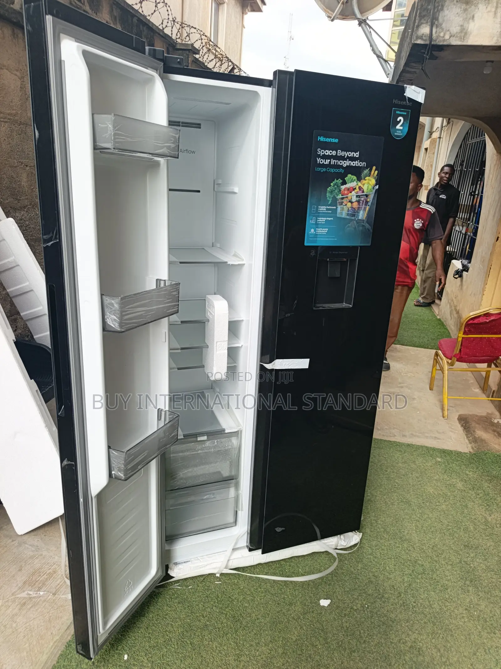 Hisense REF-71BGL-RC 529L Side by Side Large Home Fridge