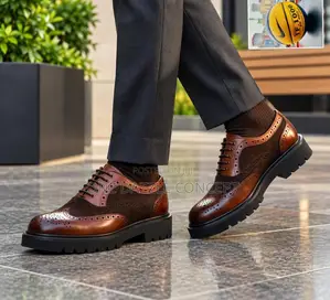 Gucci Brown Brogue Shoe