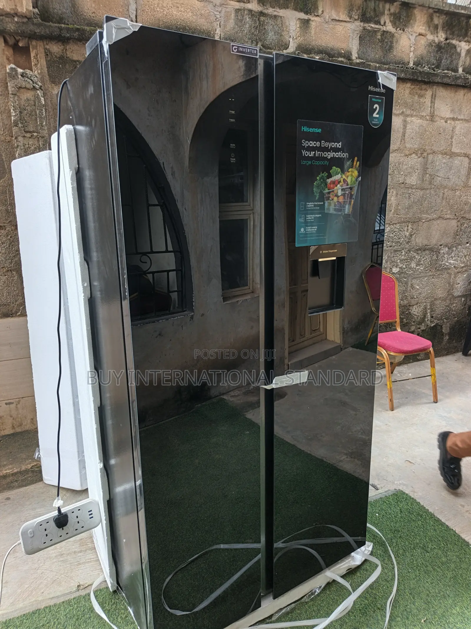 Hisense 529L Side by Side Spacious Home Refrigerator