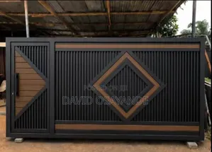 Modern Diamond Sliding Gate Fabrication Benin City