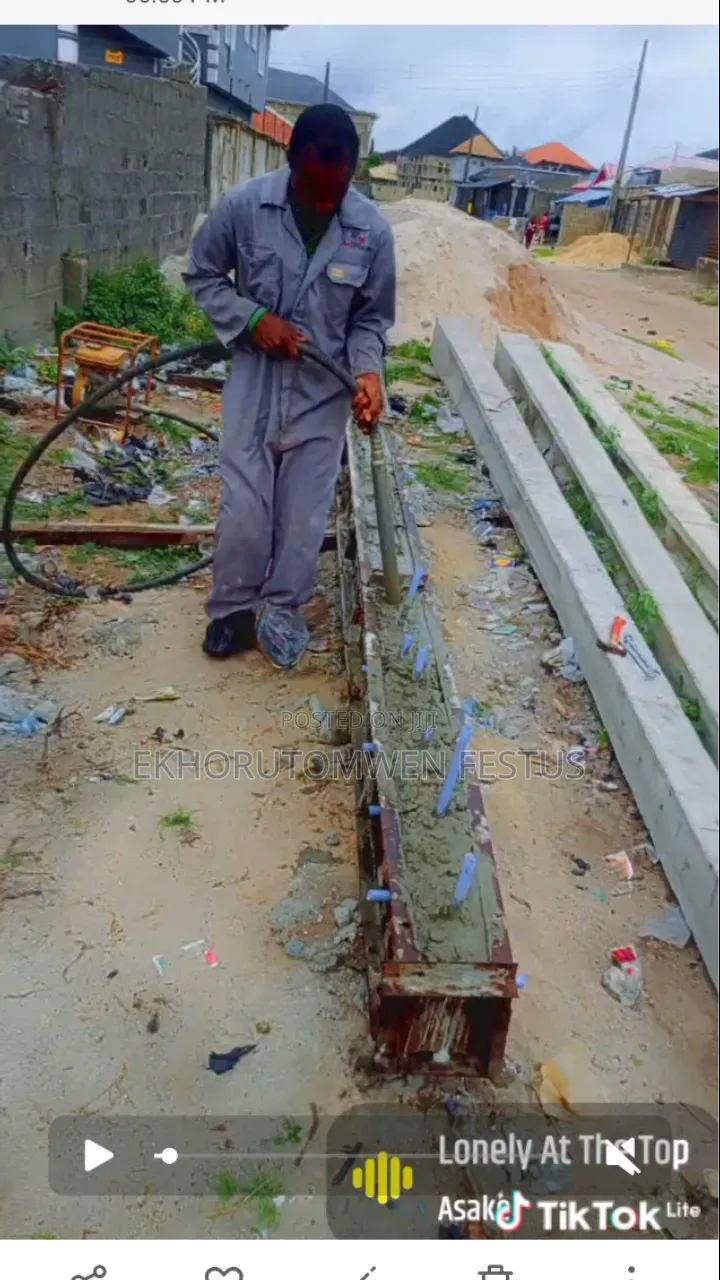 HT/LT Concrete Pole, and Accessories for Installation
