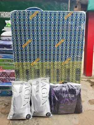 4 1/2 × 6 by 10 Mattress With Pillows and Duvet