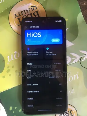 Tecno Spark 40 128 GB Black