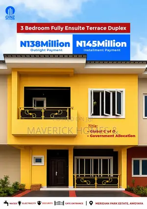 3bdrm Duplex in Meridian Estate, for sale