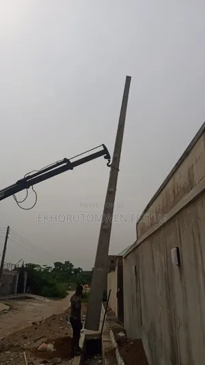 HT/LT Concrete Pole, and Accessories for Installation