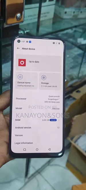 OnePlus Nord N20 5G 128 GB Black