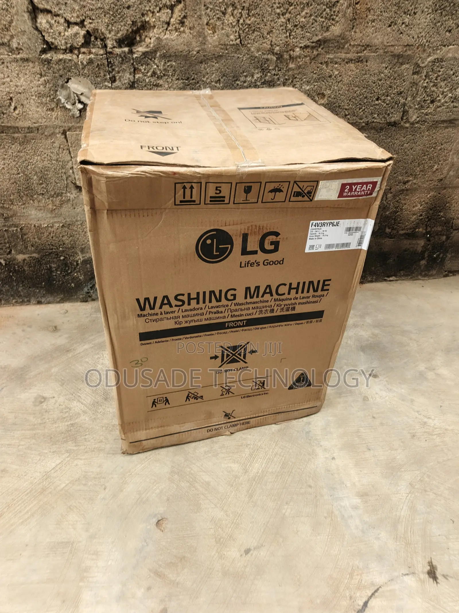 LG 10.5kg Powerful Washing Machine Front Loader