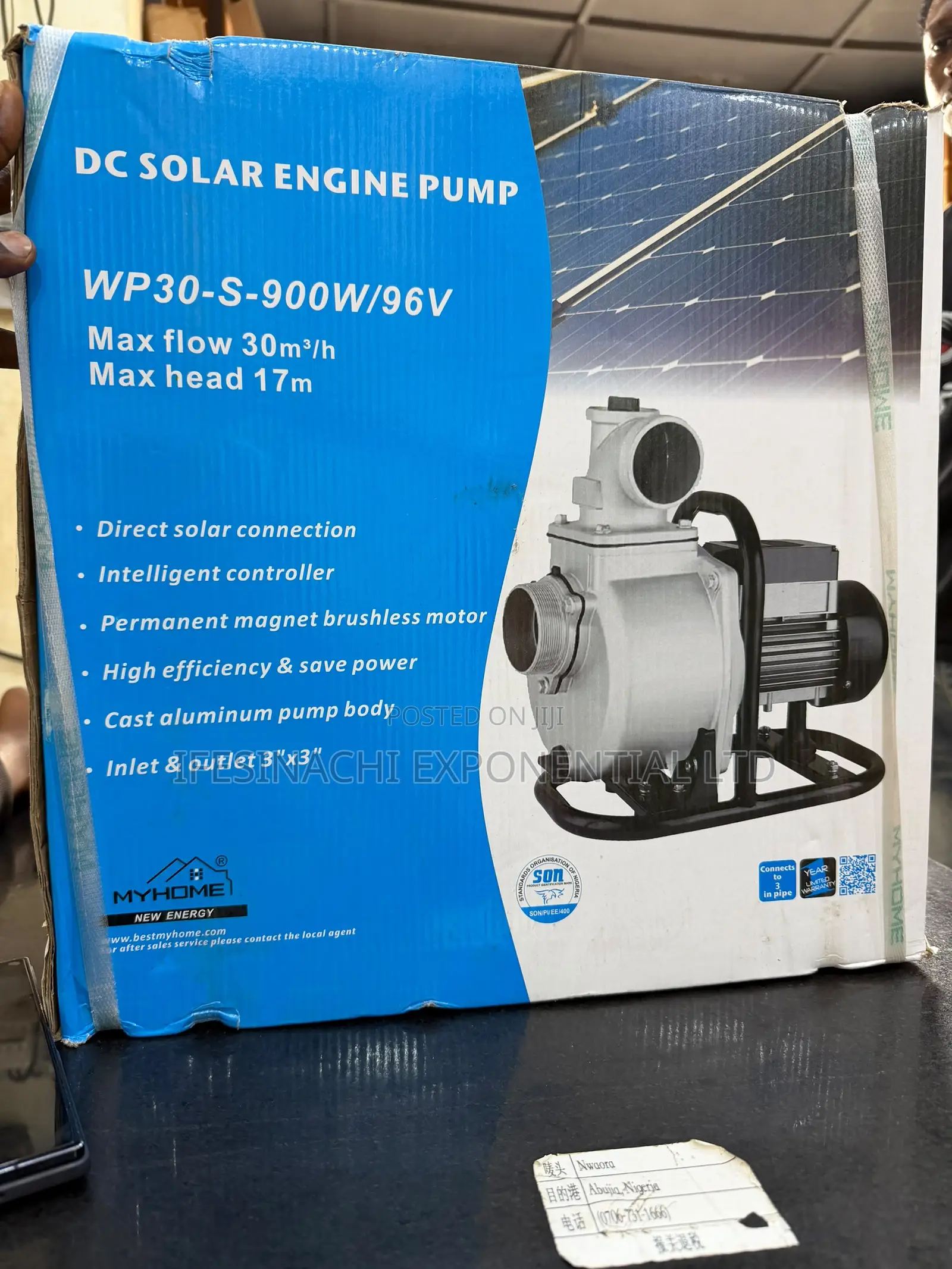 3" Dc Solar Engine Pump