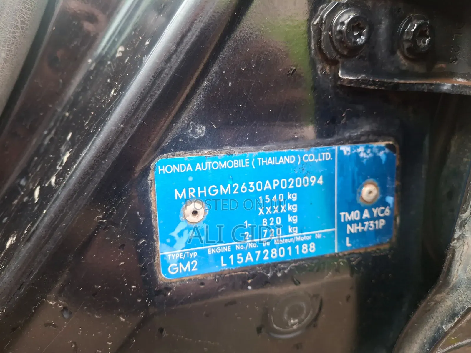 Honda City 2009 Black